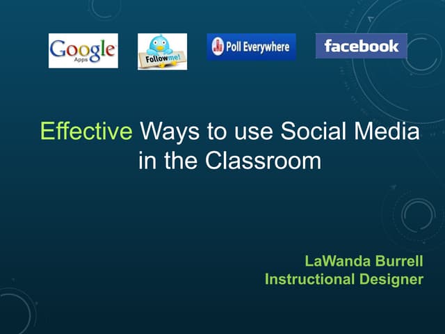 Effective uses of_social_media_in_the_classroom