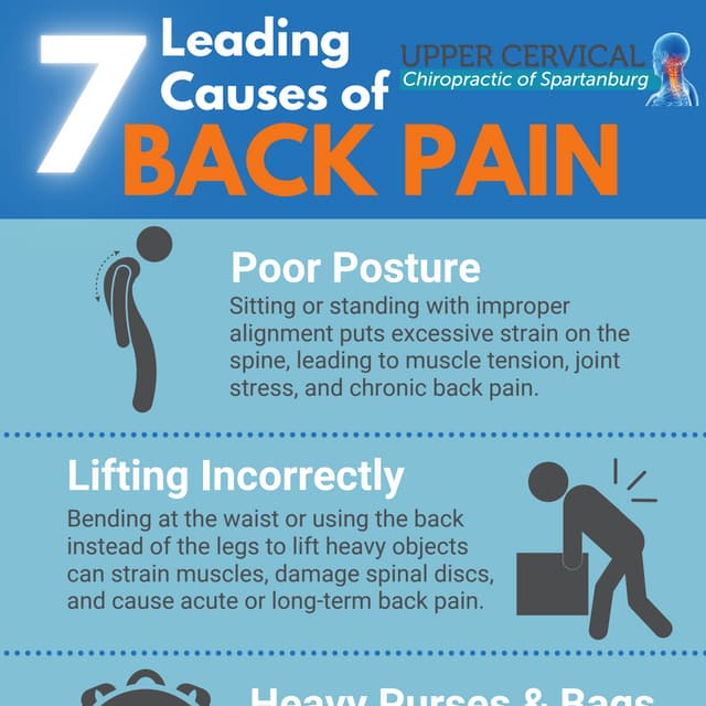 Seven leading causes of back pain in adults