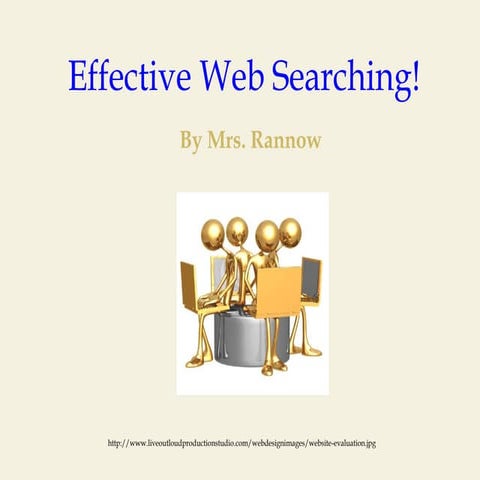 Effective web searching