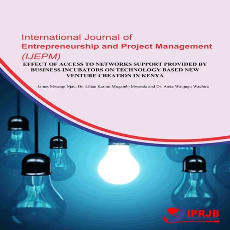Effect of access to networks support provided by business incubators on techn...