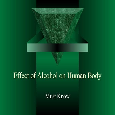 Effect of alcohol on body