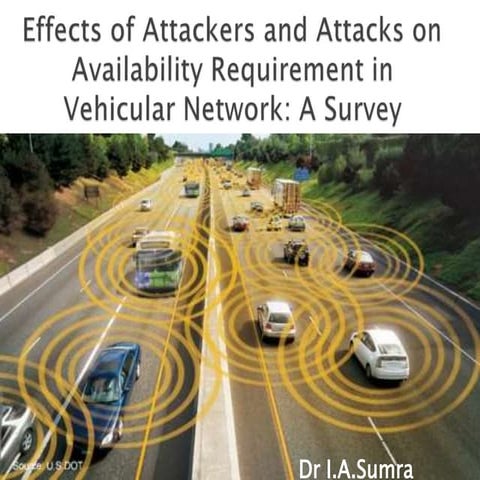 Effects of Attackers and Attacks on Availability Requirement in Vehicular Net...