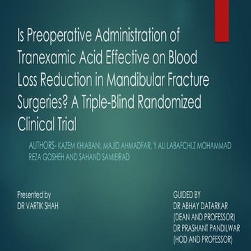 Effect of botulinum toxin-A on pain and mouth opening following surgical inte...