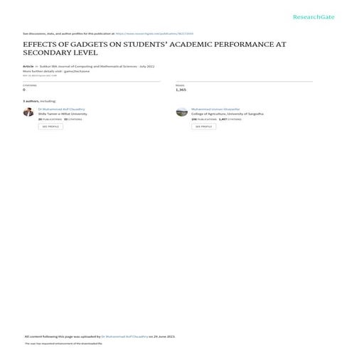 Effect of Gadget on student.pdf