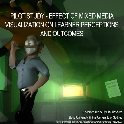 Effect of mixed media visualization on learner perceptions and outcomes