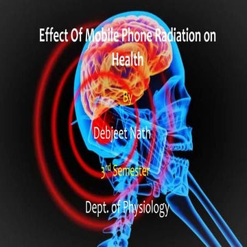 Effect of mobile radiation on health ppt