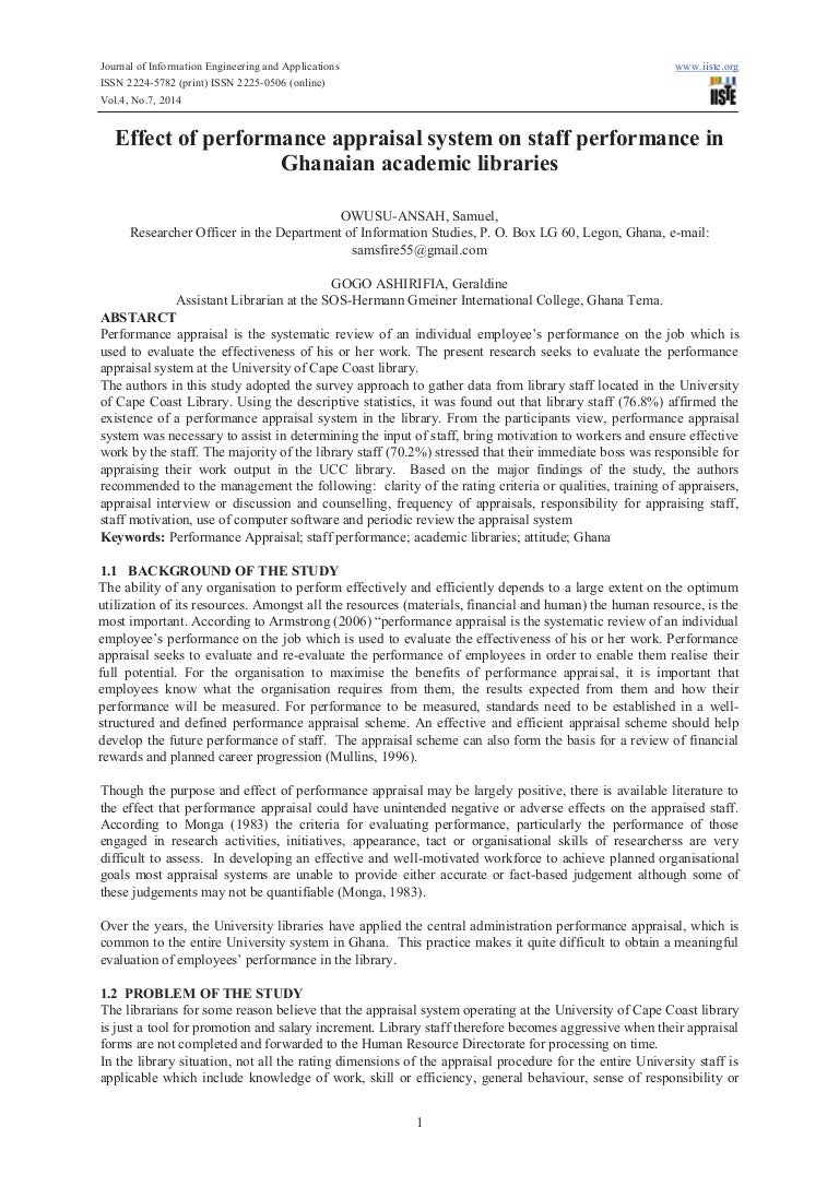 Phd thesis on performance management system