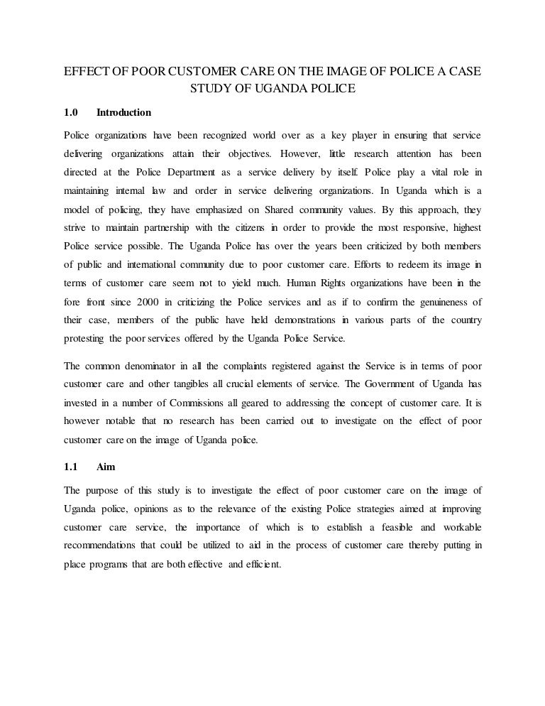 Customer service case study examples picture