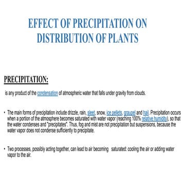 Effect of Precipatation on Distribution of Plants.pptx