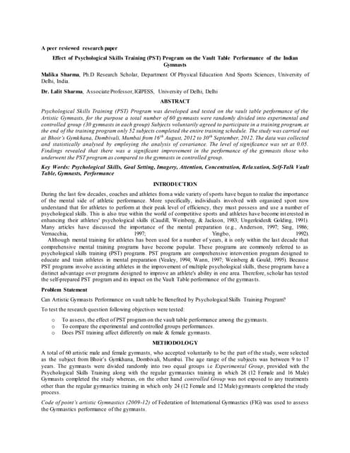 Research on Hamstring Reinjury Prevention : SHARP. International ...