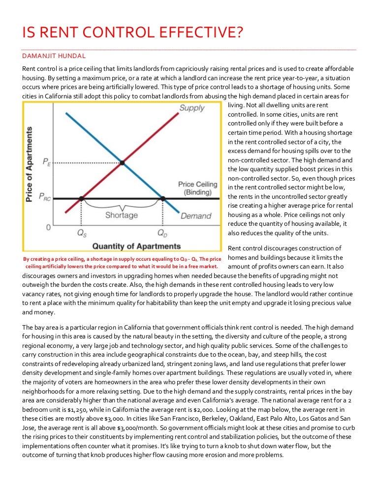 Is Rent Control Effective?