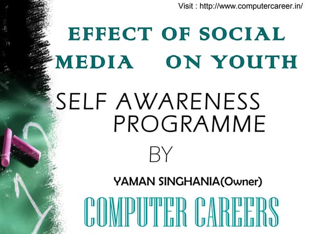 EFFECTS OF SOCIAL MEDIA ON YOUTH