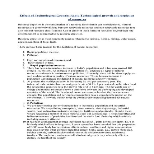 Effects of-technological-growth