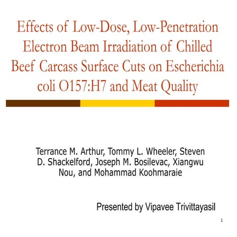 Effects of low-dose e-beam (student preso)