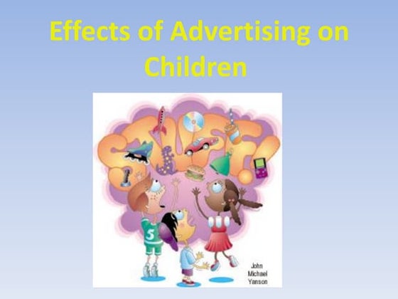 How advertising affects_children final | PPT