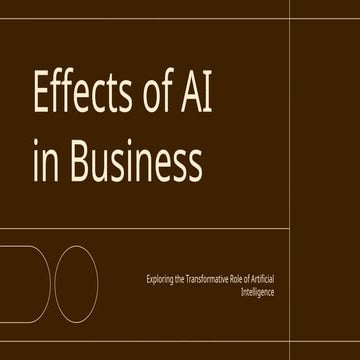 Effects of AI in Business 2 and it’s challenges