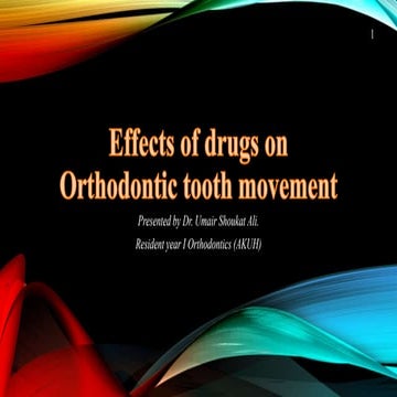 Effects of drugs on orthodontic treatment