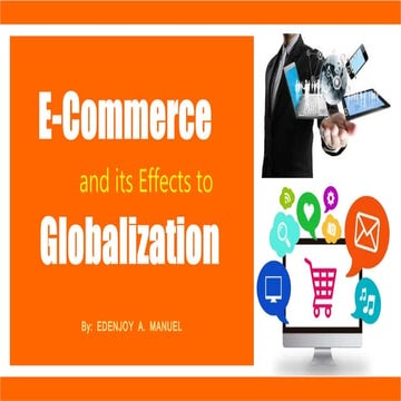 Effect of E-Comerce to Globalization