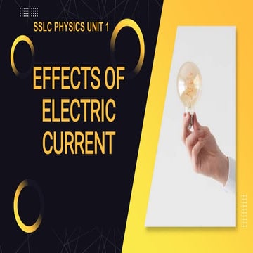 Effects of Electric Current SSLC Physics Unit 1.pdf