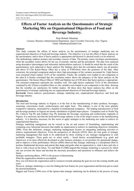 Dissertation survey analysis
