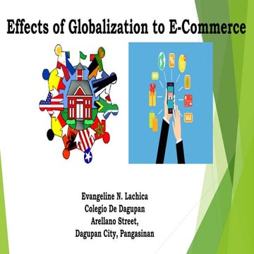 Effects of globalization to e commerce