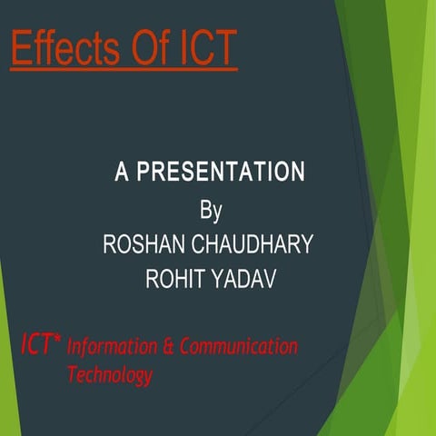 Effects Of ICT