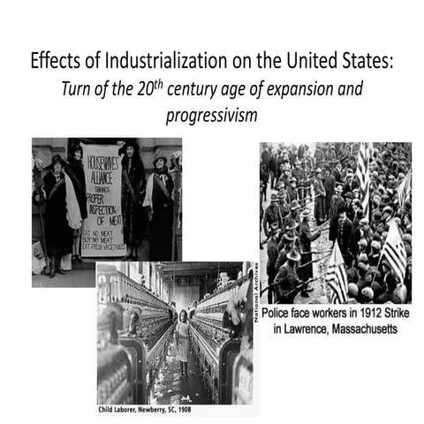 Effects of industrialization ppt