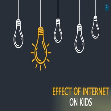 Effects of internet for kids