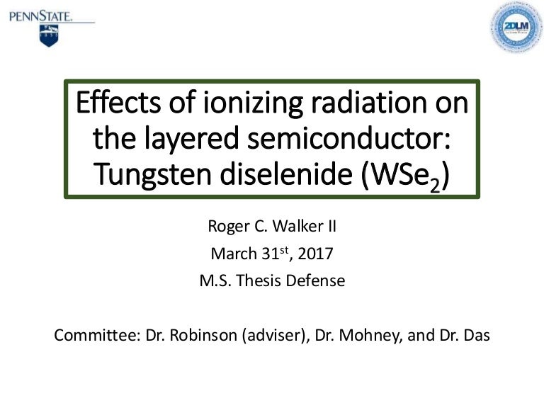 Effects of ionizing radiation on the layered semiconductor tungsten d…