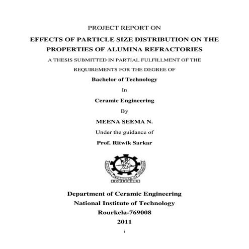 Effects of particle size distribution on the | PDF