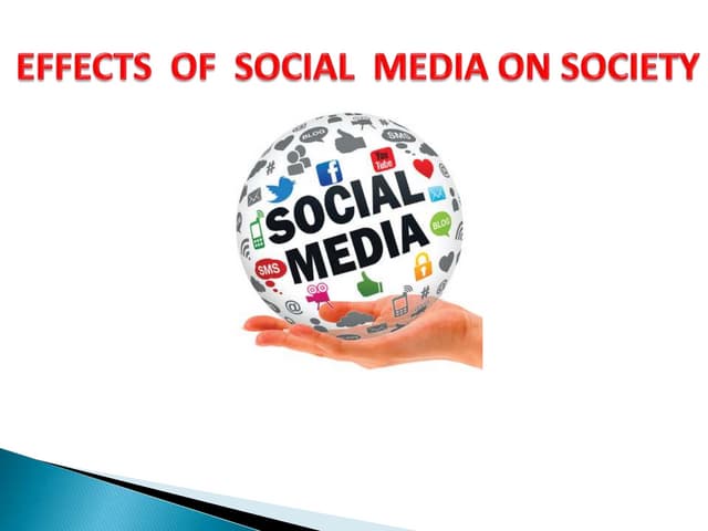 Effects of social media on society
