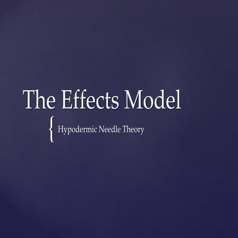 Effects Theory 