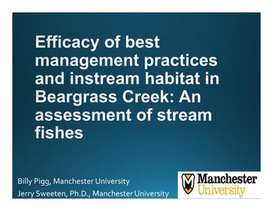 Efficiency of best management   pigg