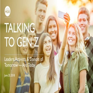 A Conversation with Gen Zers