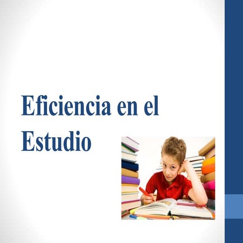 Eficiencia en el estudio