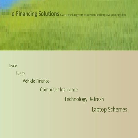 e-Financing Solutions