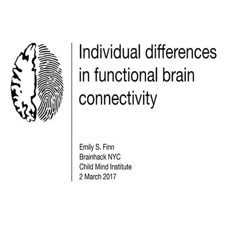 Emily Finn - Brainhack NYC