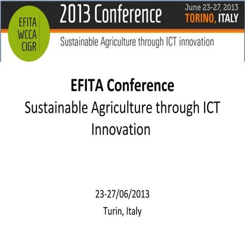 Efita 2013 - FSKN: Towards an open & scalable learning infrastructure