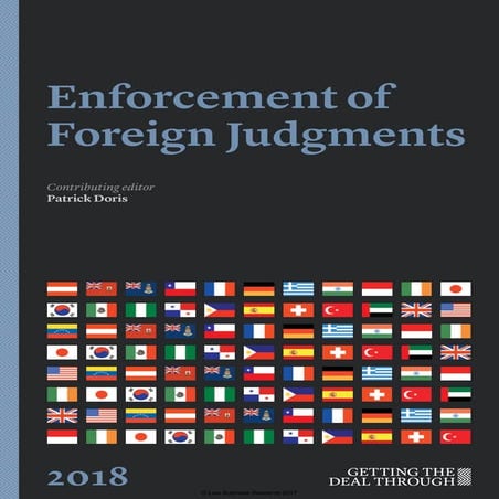 Enforcement of Foreign Judgments, Ireland 2018 