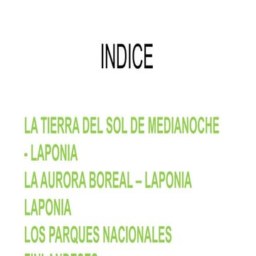 Guia y Presentación de Turismo en Finlandia