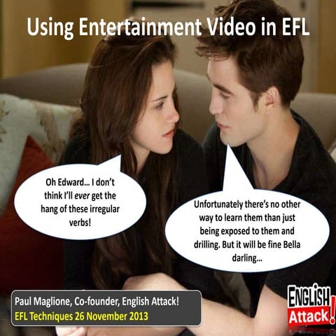 Using Entertainment video in EFL by Paul Maglione