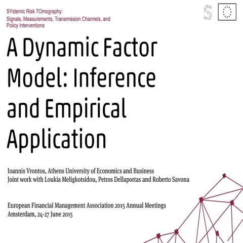 A Dynamic Factor Model: Inference and Empirical Application. Ioannis Vrontos 