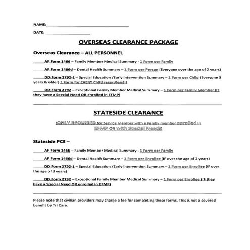 Efmp+process+handout | PDF