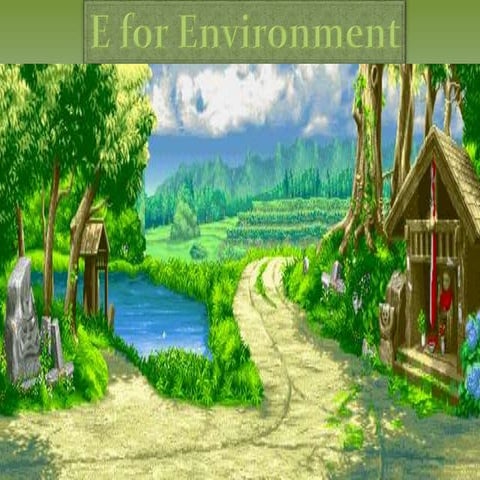 E for environment