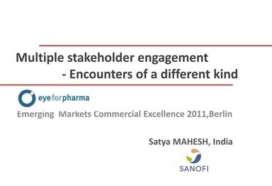 Indian Pharma - Key Stakeholders