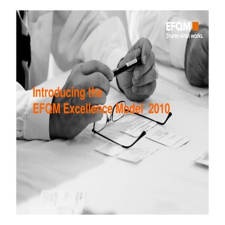 Efqm Model Presentation | PDF