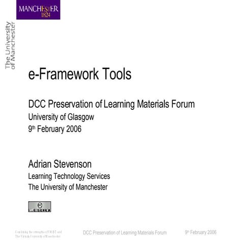 e-Framework Tools