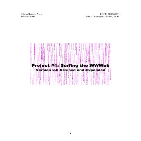 English on the web -  EDFU 3017