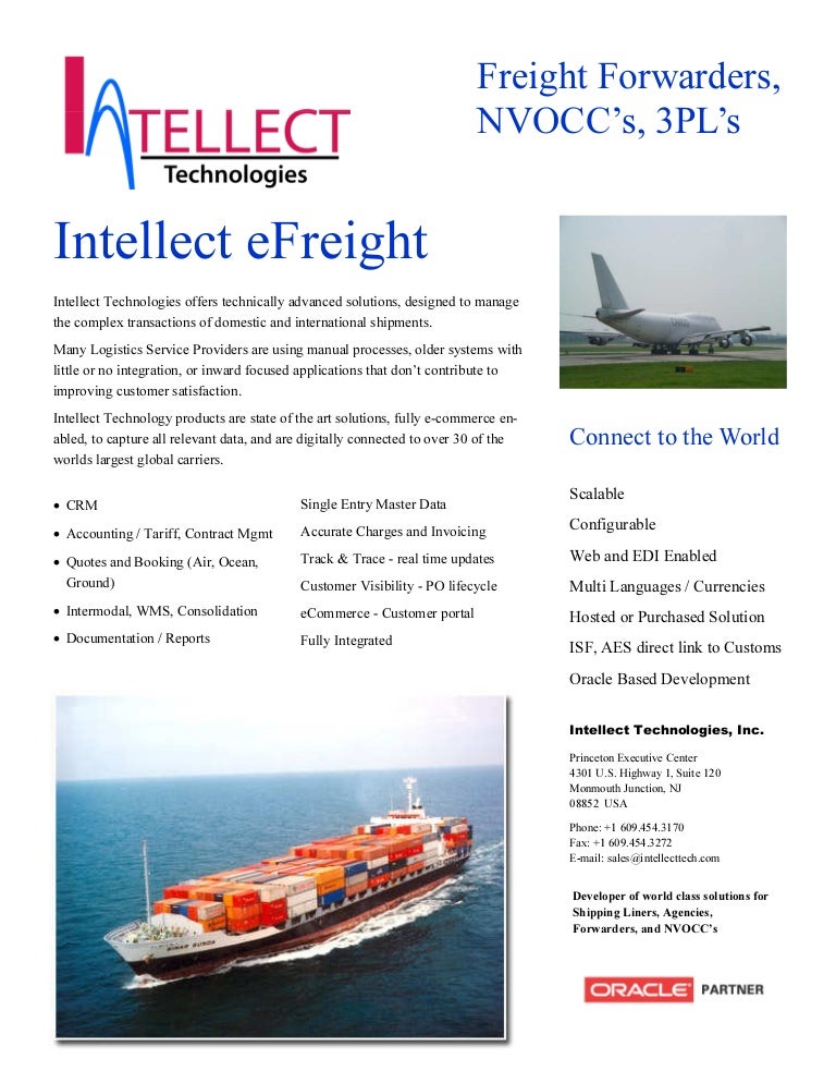 Freight Management Software NVOCCs Ocean Freight system