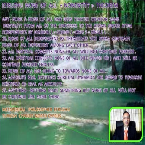 Efruzhu  nonenti̇ty  theorem  2